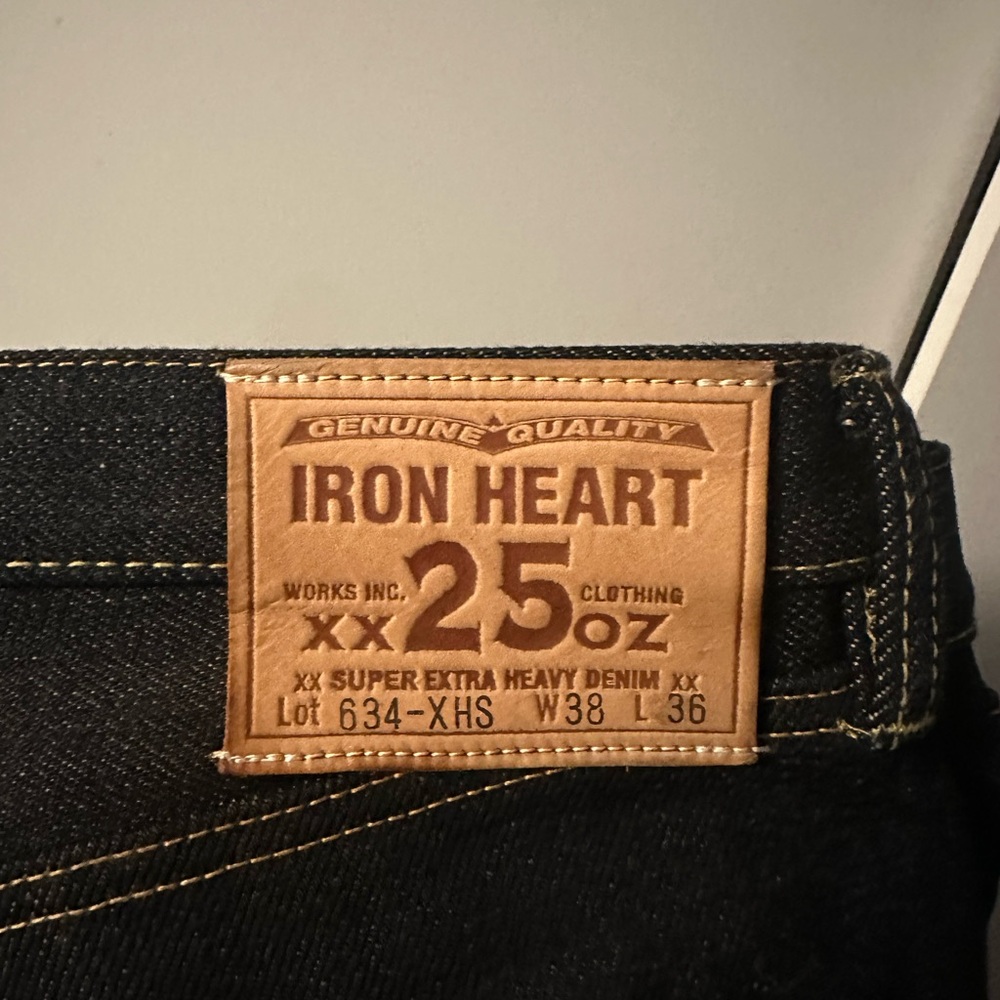 Ironheart 25 oz 634-XHS Selvedge Denim